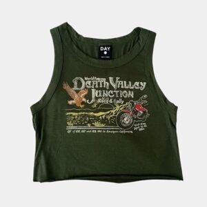 Death Valley Junction Ribbed Graphic Tank Top